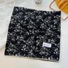 Elegant Handkerchief Scarves 70x70cm Neckerchief Versatile Bandana Scarfs  for Women