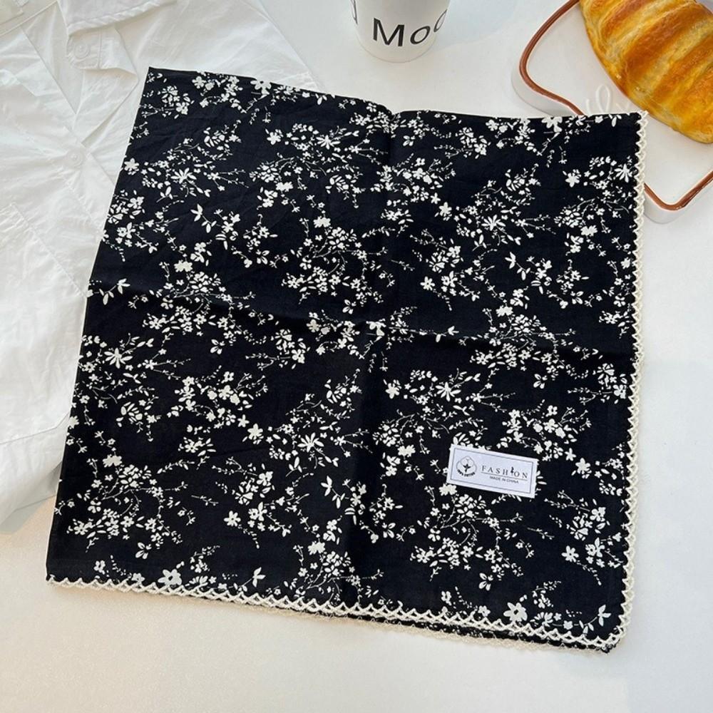 Elegant Handkerchief Scarves 70x70cm Neckerchief Versatile Bandana Scarfs  for Women