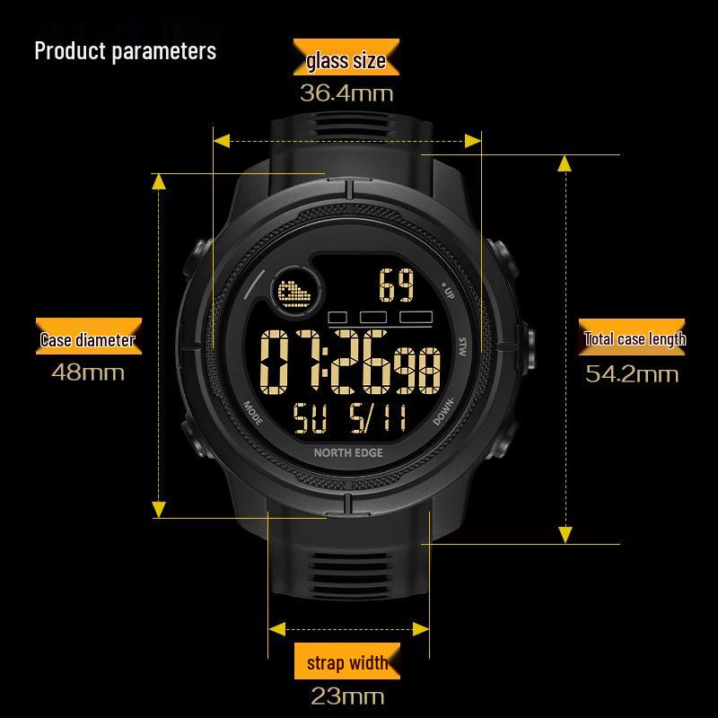 Teen Waterproof Smartwatch: Sports, Running, Pedometer, Health – Multifunctional Wristwatch for High School Students