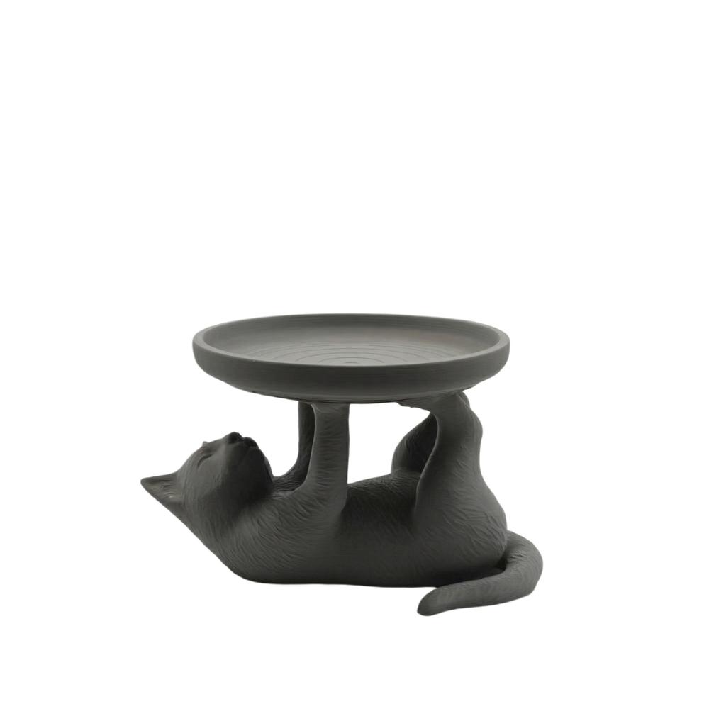 Cat Shaped Jewelry Tray Desktop Organizer Small Storage Dish for Rings Earrings and Accessories Decorative Desk Catchall