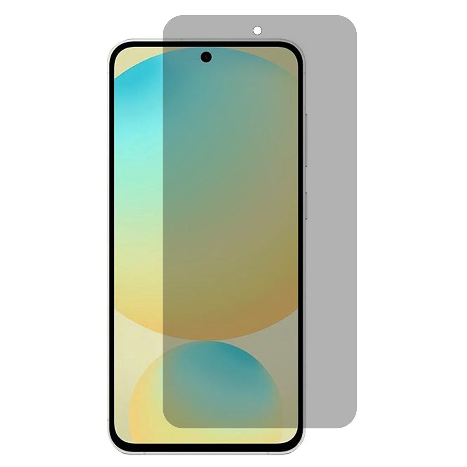 

Для Samsung Galaxy S24 FE Захисна плівка для екрана з захистом від шпигунства Повний клей Шовкодрук Чорна рамка Загартоване скло Type A