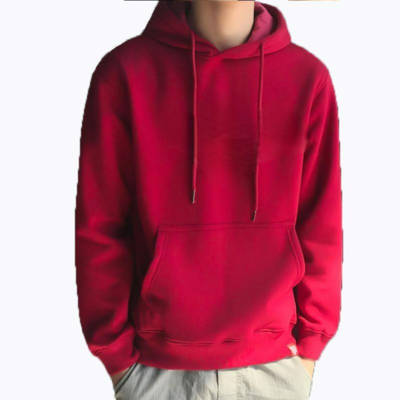 Ny genser Herre Sports Hette Casual Jakke Herre Hettegenser