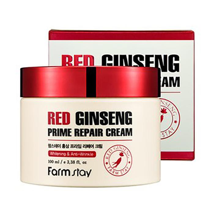 Farm Stay Red Ginseng Prime Repair Cream – Nourishing Elasticity Care, Korean