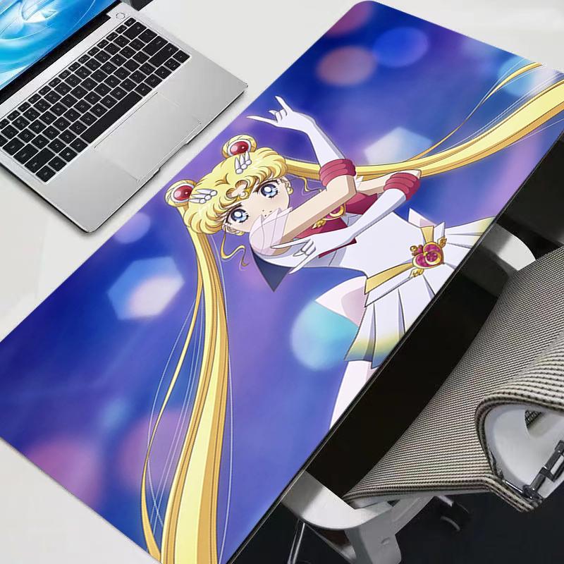 Mouse Pad SSailor Moon Kawaii Computer Keyboard Pad Carpet Large Gaming Accessories Hd Print Mousepad Xxl Gamer Desk Mat Table