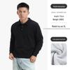 Herbst Winter High-End Herren Poloshirt Pullover mit Kragen - Mittelalter Business Stil, Warme Strickware mit langen Ärmeln.