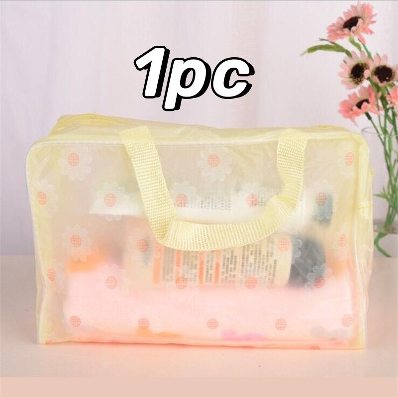 1-5pcs Waterproof Cosmetic Bag Travel Folding Toiletry Handbag Large Capacity Wash Toothbrush Storage Organizer Portable Bags