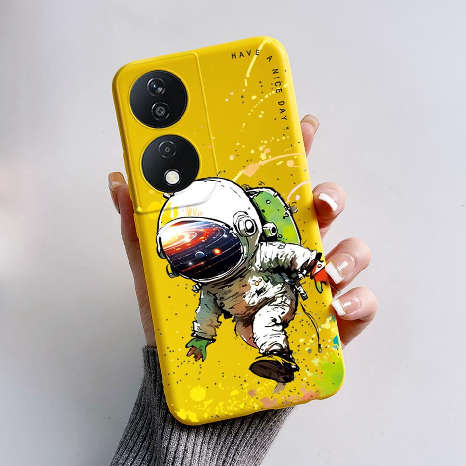 For Honor X7 X7a X7b Case Cute Astronaut Cartoon Cover Soft TPU Phone Case For Honor X7a X 7 a b HonorX7 HonorX7a HonorX7b Shell