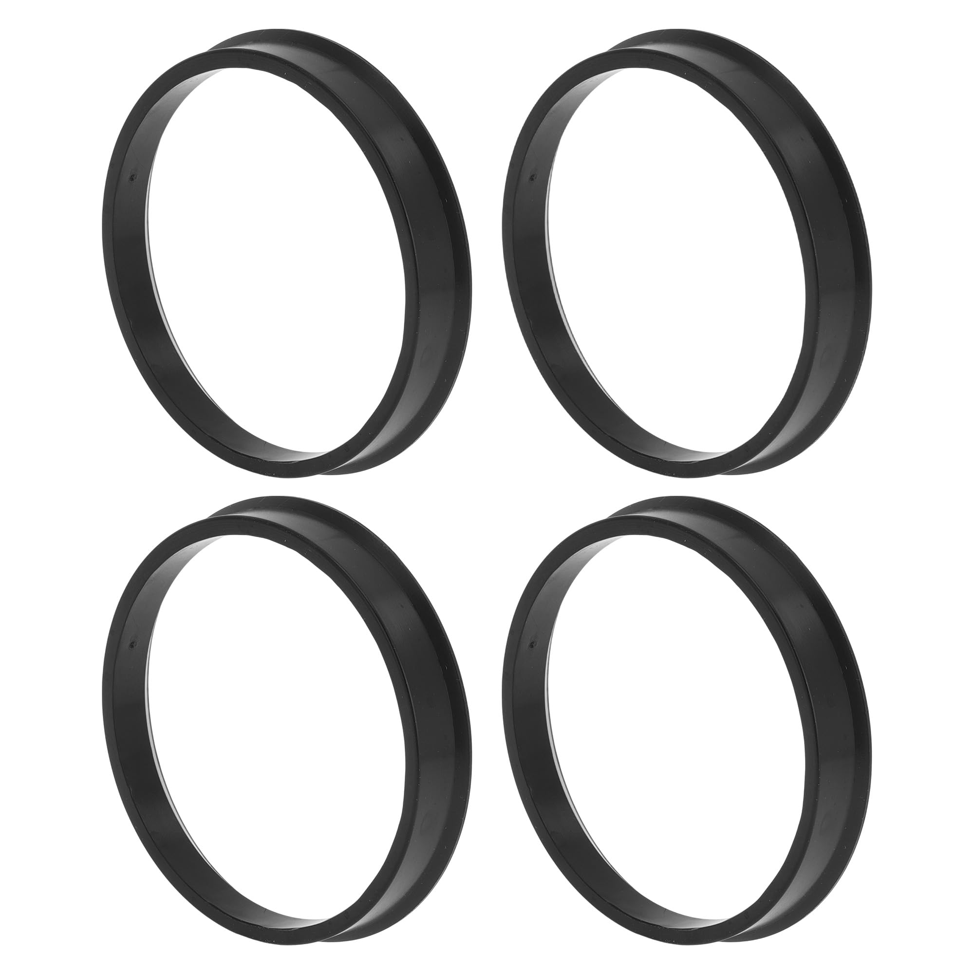 

ABSOPRO Центральне кільце маточини колеса Міцне Зовнішній діаметр 63,4 мм до Внутрішнього діаметра 58,1 мм Центр колеса OD 63.4mm to ID 58.1mm чорний