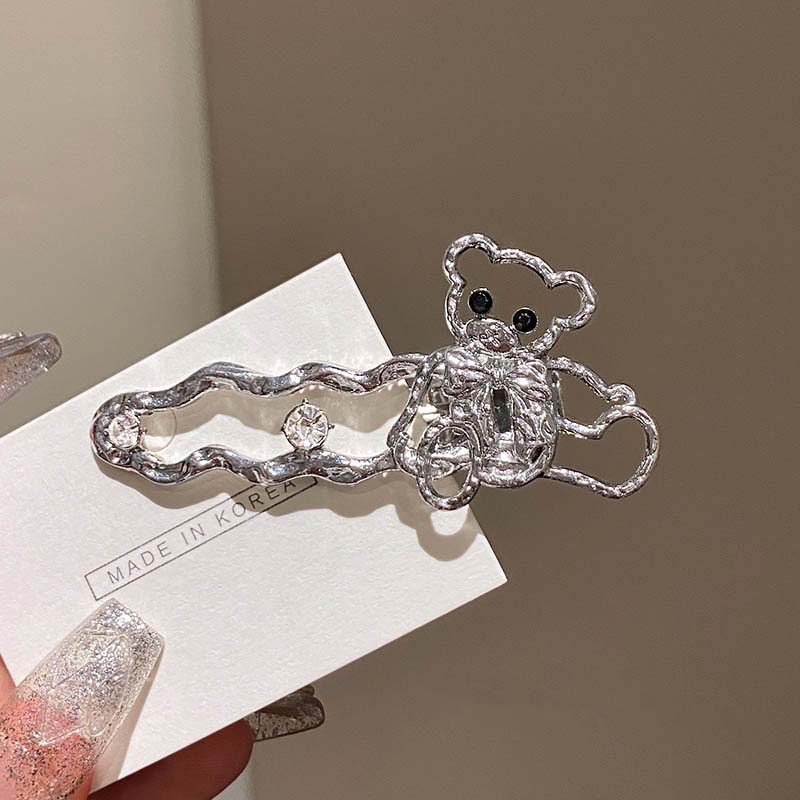 

Y2K нерегулярные жидкие металлические шпильки-бабочки циркониевые заколки для волос для девочек модные серебряные заколки для волос для женщин аксессуары для волос