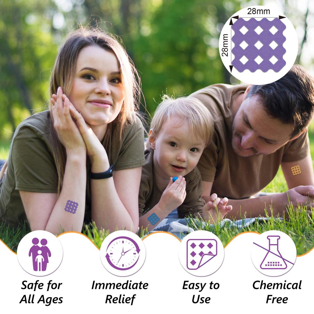 Patchs anti-démangeaisons - 36 patchs - Patch naturel - Patch anti-démangeaisons naturel pour soulager les démangeaisons - Patch anti-insectes pour moustiques, tiques, moucherons