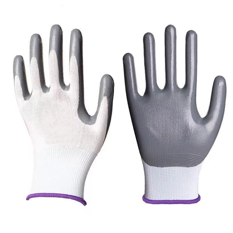 Industrial Nitrile Coated Work Gloves