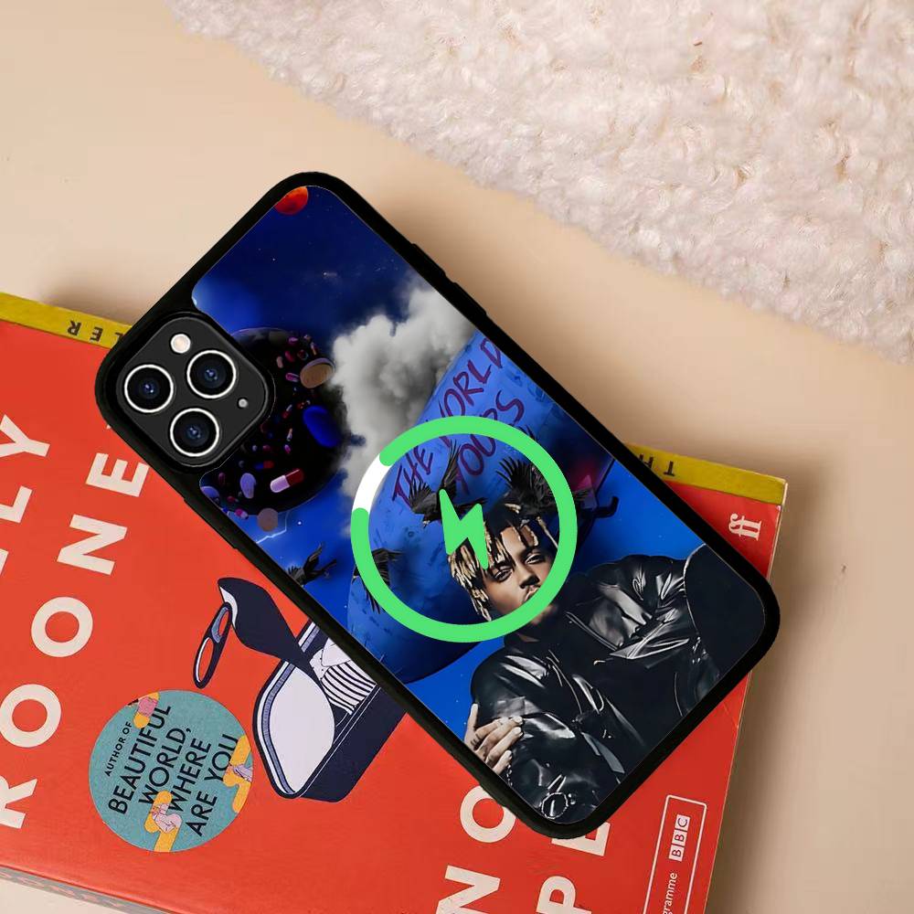 Juice Cool Singer WRLD Handyhülle Magnetische Hülle Für IPhone 16 14 13 12 11 15 Pro Max Plus Für Magsafe Kabelloses Lade Cover