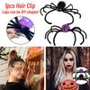 Halloween Spinnen Haarspangen Einzigartiges DIY Spinnenbein Design Haarschmuck für Frauen und Mädchen