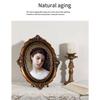 For Anniversaries European Style Frame Oval Photo Frame Vintage Interior Design Elegant Frame Versatile Display