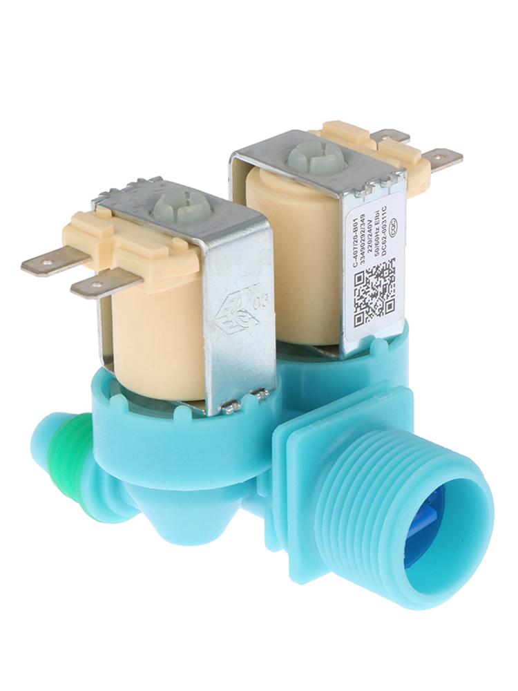 

1PCS C-225/19-a01 Water Inlet Solenoid Valve Dc62-00311C Washing Machine Double Head Water Inlet Valve 220/240V