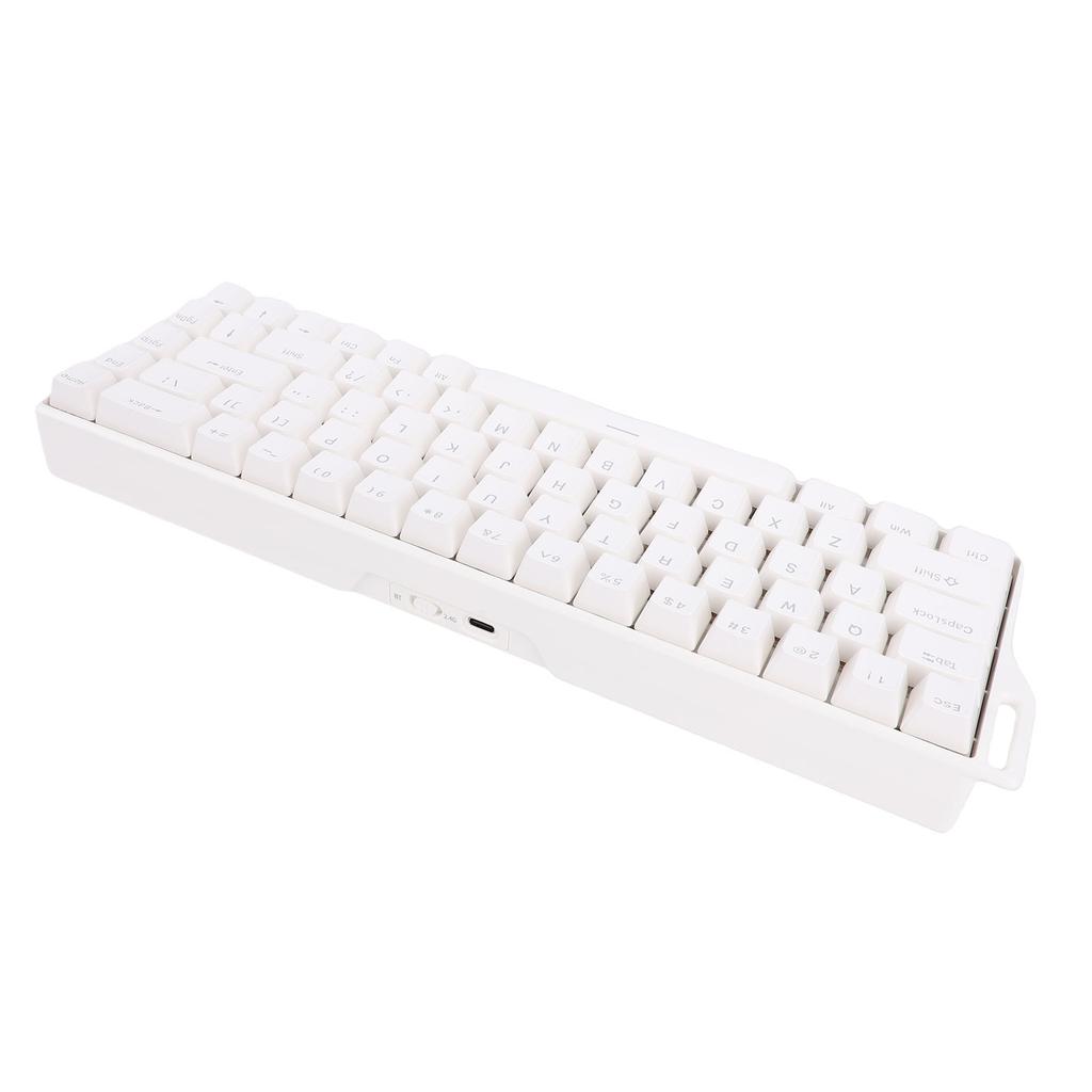 Mechanical Gaming Keyboard Wired Wireless 60percent Rapid Trigger Gaming Keyboard with RGB Backlit 3 Mode Hall Effect
