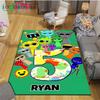 Fashion S-Sprunki Incredibox Game Carpet Outdoor Rug Area Rug Non-Slip Carpet Bedroom Decor Carpet For Room Kid Gift