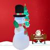 Inflatable Toy Tree Snowman Christmas Inflatable Model Luminous Inflatable Model Christmas Atmosphere Decoration Model