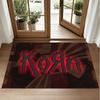 Korn Design Crystal Velvet Rug Soft Decorative Mat for Bedroom Entrance