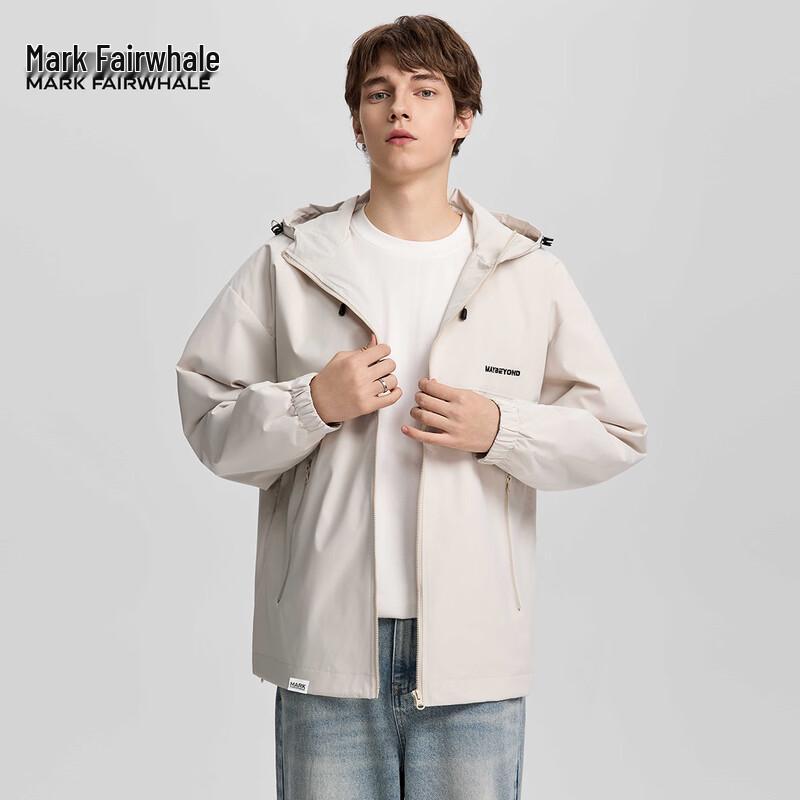 Mark Fairwhale Men's Hooded Casual Jacket