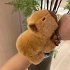 Animal Capybara Clap Circle Toys Slap Snap Wrap Wristband Bracelet Capybara Plush Hand Ring Fun Pop Circles Children Gift