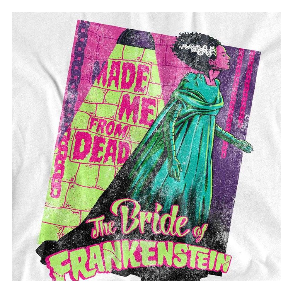 Universal Monsters Womens/Ladies The Bride Of Frankenstein Neon T-Shirt