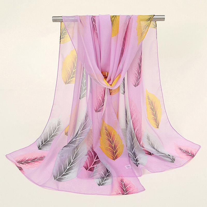 Fashion Printed Paisley Chiffon Hijab Scarf Women Pareo Lady Bandanas Beach Towels Summer Muslim Veil Wrap Female Foulard