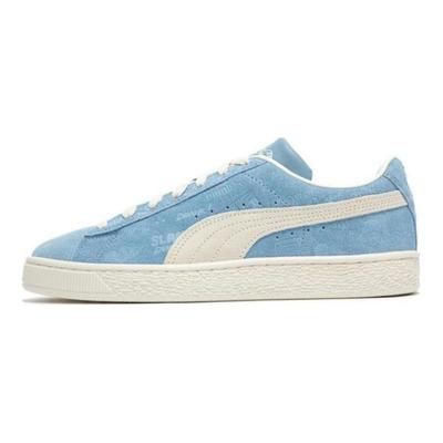 Sophia Chang x  Suede Zen Blue Sneakers da Donna Bianco 396045-01
