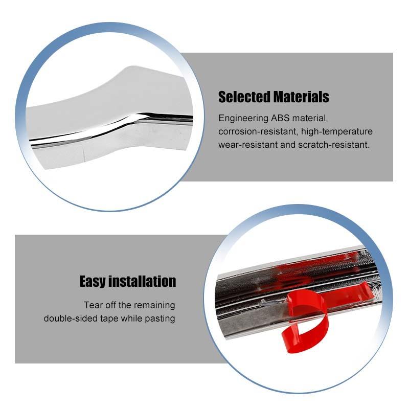  ABS  Dashboard Decoration Cover Sticker Fit For Jeep Patriot 2011-2016 For Jeep Compass 2008-2016 Interior Accessories