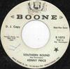 7inch Record KENNY PRICE - Southern Bound B1075PROMO BOONE 1968 US Country/Folk Used