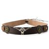 Fashion PU Cowhead Belt Adjustable Handwoven Hat Decoration Handmade Hats Bands Men
