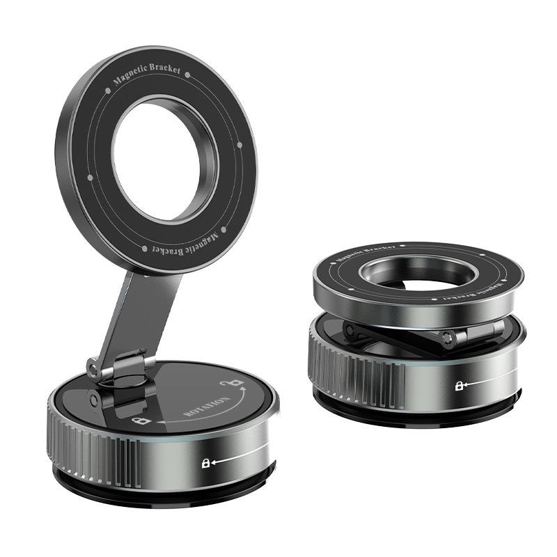 2026 Magnetic Car Phone Holder with Vacuum Suction and Dedicated Navigation Bracket