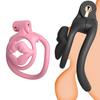 Breathable Faux Lip Chastity Cage For Men ABS Flat Comfortable Design Removable Lock Anti Masturbation Device Invisible Wear