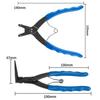 Heavy Duty Internal Snap Ring Pliers 90 Degree Straight Tip Long Nose Circlip Pliers for Professional Auto Maintenance