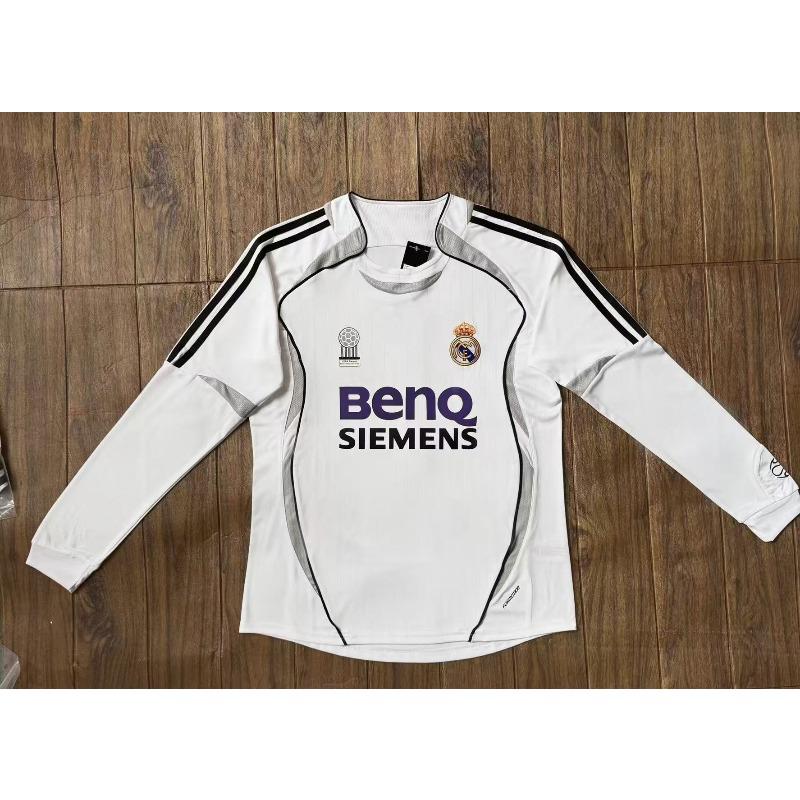 Source Direct Supply Retro Long-sleeved Jersey Real Madrid Barcelona Manchester United Juventus Liverpool Embroidery Sports Ball