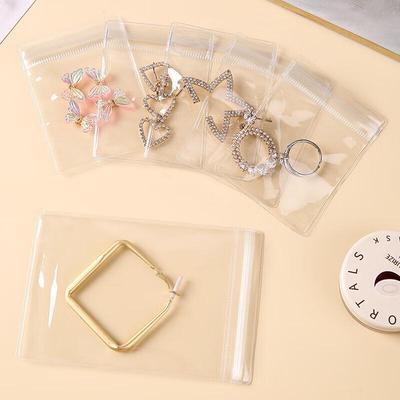 PVC Transparent Self-Sealing Jewelry Storage Bags