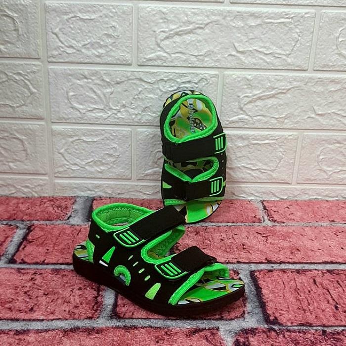 

Polaris 510241 Green-Black Comfortable Original Boys Sandals 24
