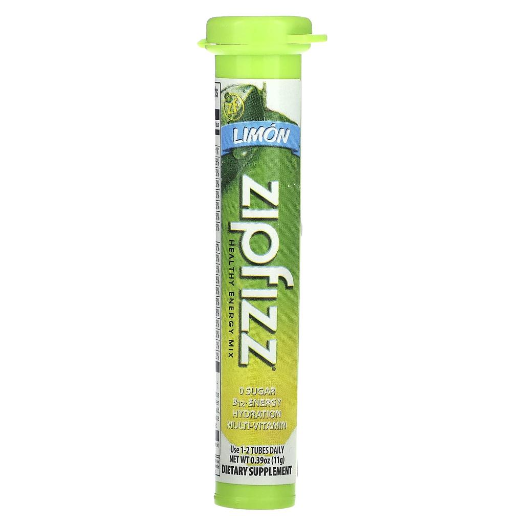 Healthy Energy Mix, with Vitamin B12 and Lemon, 20 Tubes, 11G (0.39Oz)