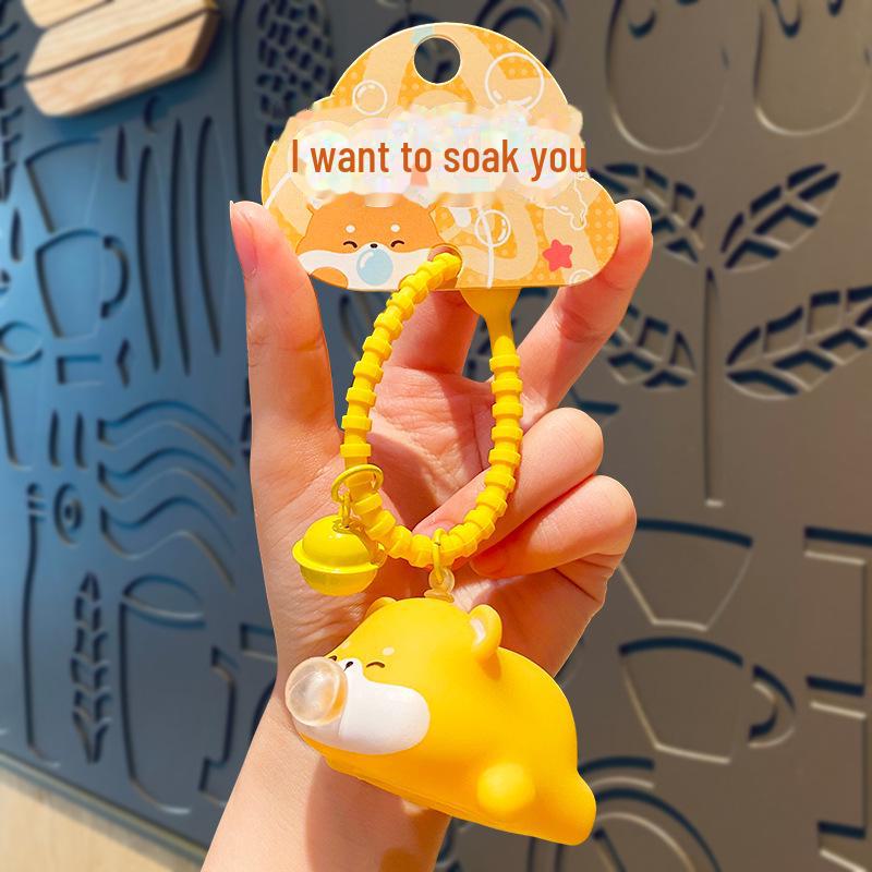 

Брелок-кукла в виде пузыря для снятия стресса: Креативный подарок для пар и школьных портфелей