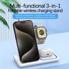 15W Fast Wireless Charger Stand For iPhone  iPhone 15 14 13 16 Apple Watch 3 In 1 Foldable Charging Station For iPhone 15 14 13 Watch 9 8 7Airpods Pro
