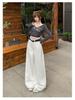 Women's High-Waisted Wide-Leg Denim Jeans - Bamboo White, Spring 2026