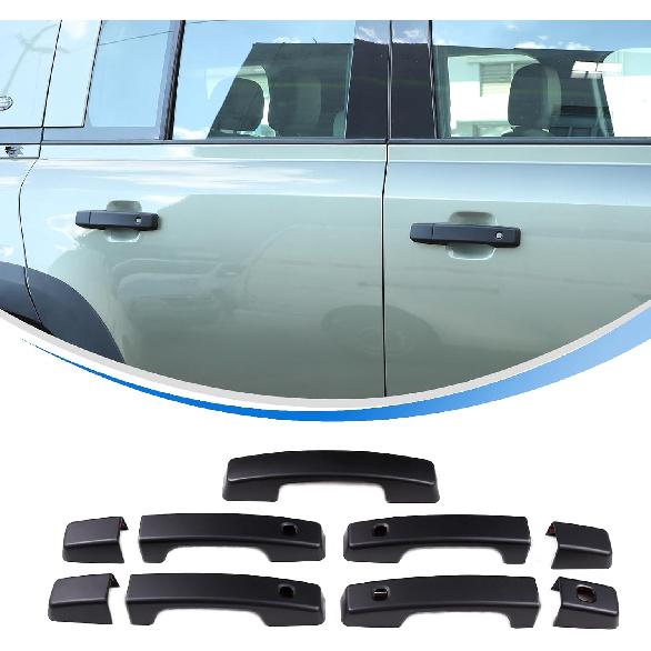 

9PCS Car Door Handle Protector Cover Compatible with 2020 2021 2022 2023 Land Rover Defender 110, ABS Exterior Door Handle Anti Scratch Protector матовый черный