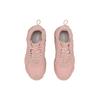 Li Ning Butterfly Textile, Synthetic Leather Slip Resistant Abrasion Resistant Low top Chunky Sneakers Women's Pink AGLP104-2