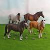 PVC Simulation Horse Figurine Realistic Stallion Mare Collectible Model Miniature Animal Educational Toy Decoration Ornament Horse Lover Gift