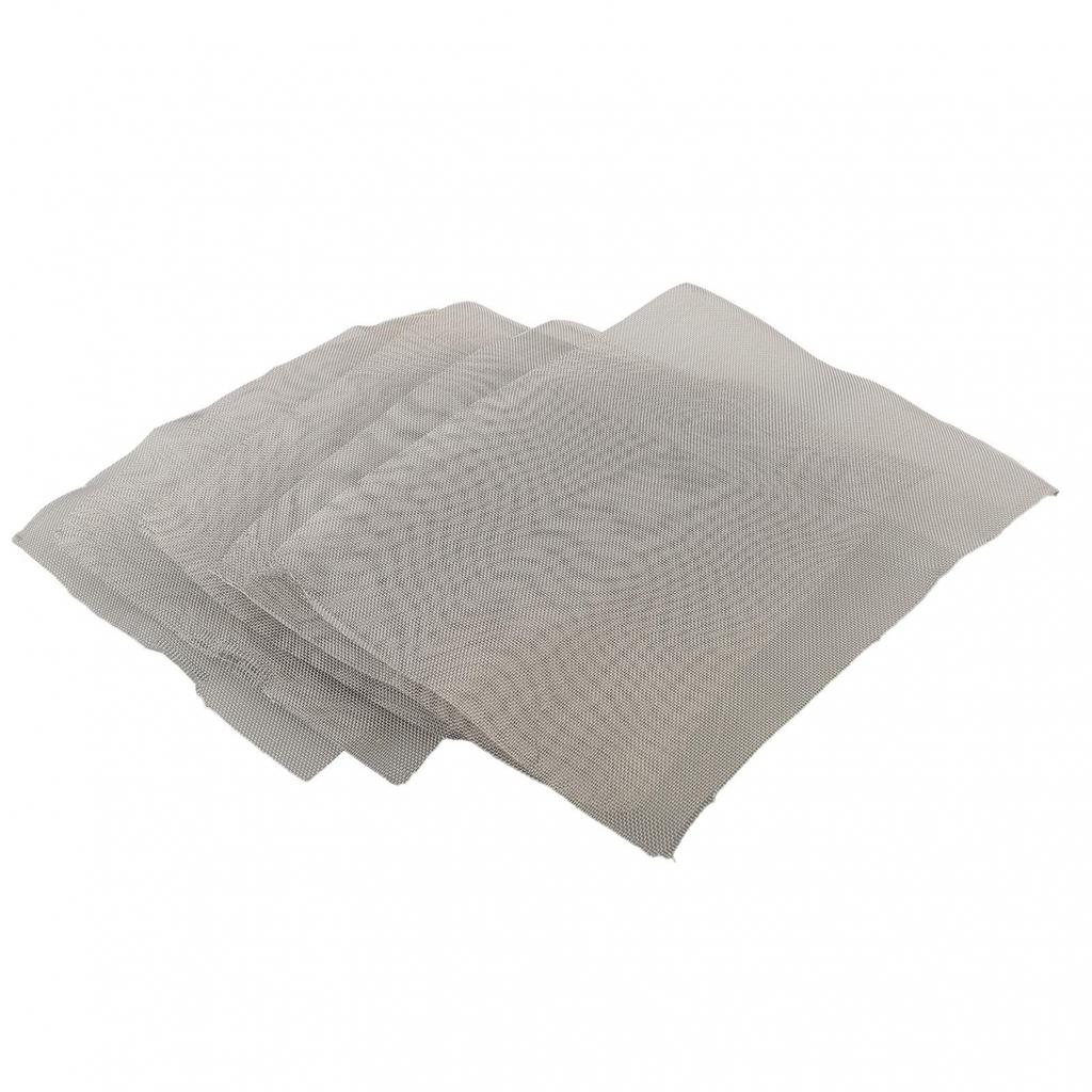 5pcs Mesh Net Crack Easy To Install Repairing Silver