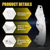 Front Bumper Retainer Bracket Support for 2007-15 INFINITI G35 G37 G25 Q40 Sedan