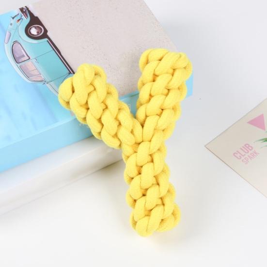 Stimulating Dog Toy Y-shaped Design Bite Resistant Teeth Grinding Reduce Vandalism Promote Health Chewing Pet Toy