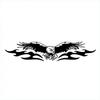Car Hood Door Sticker Body Animal Vinyl Decal Black Universal Decor Accessories