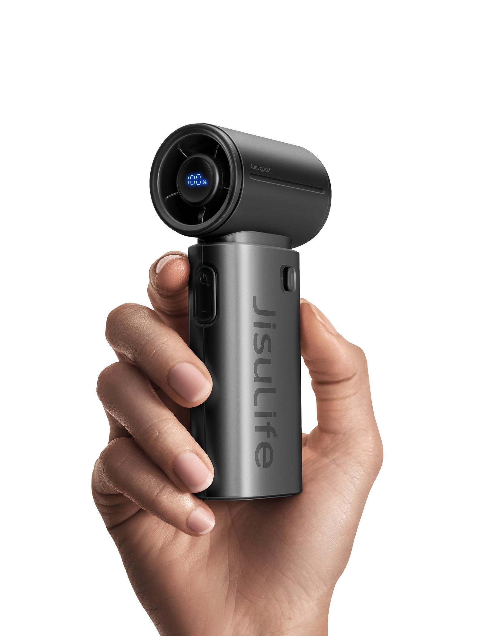JISULIFE Portable Handheld Fan, Turbo Power