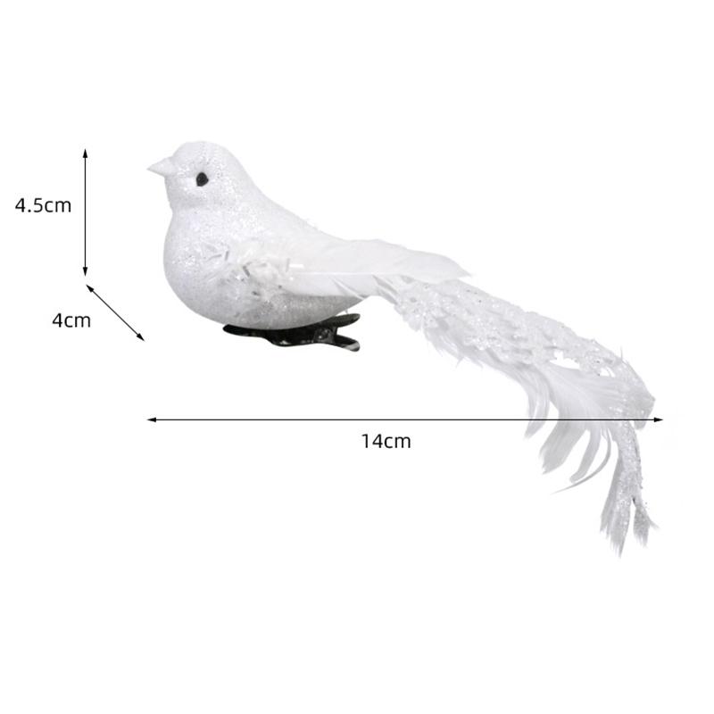 1Pcs Cute Artificial Birds Fake Foam Animal Simulation Feather Birds Models Tit Diy Craft Home Garden Ornament Decoration